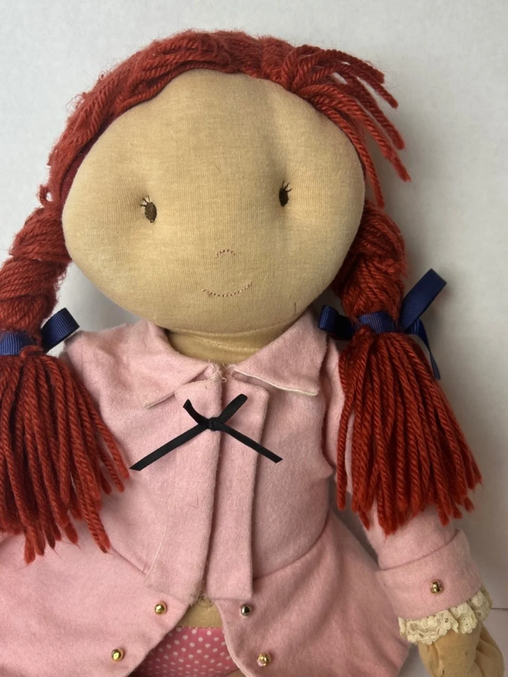 Pottery Barn Kids Paige Girl Doll Discontinued 17'Red hair Poseable Rare